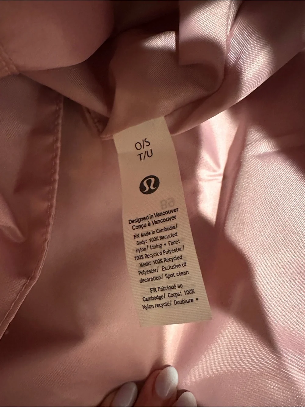 lululemon athletica Blush Pink Hobo Shoulder Bag
